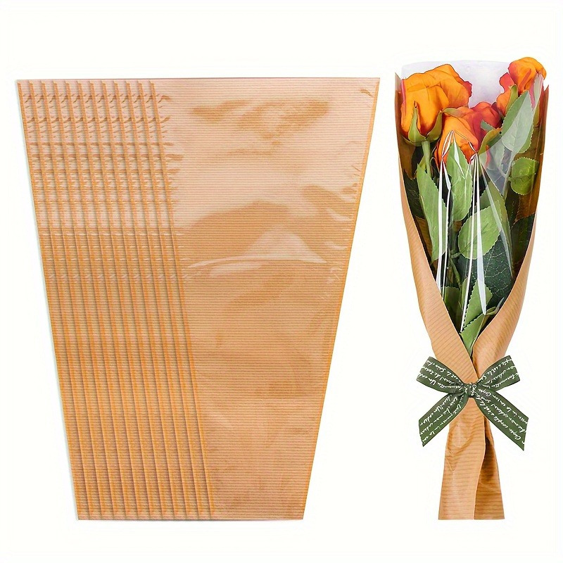 10pcs Transparent Bouquet Pack - Cotton Candy Cone ulasan dan harga