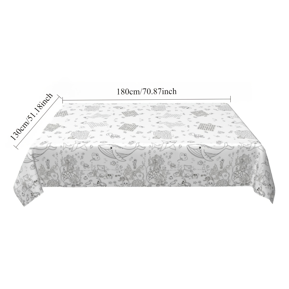 Kids Coloring Tablecloth Dispo - Table Cloth Disposable ulasan dan harga