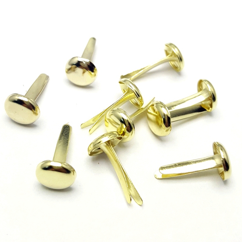 500pcs 8mm Metal Brads Scrapbo - Papercraft Supply Invitation ulasan dan harga
