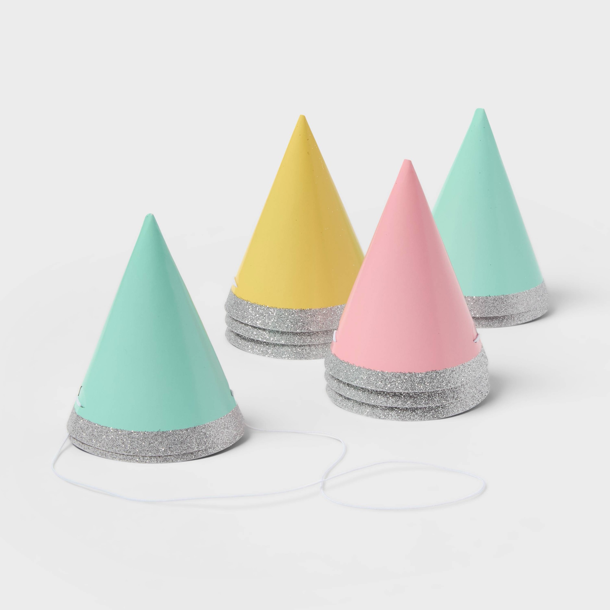 10ct 4 Inch Mini Glitter Party - Party Hat Cone ulasan dan harga