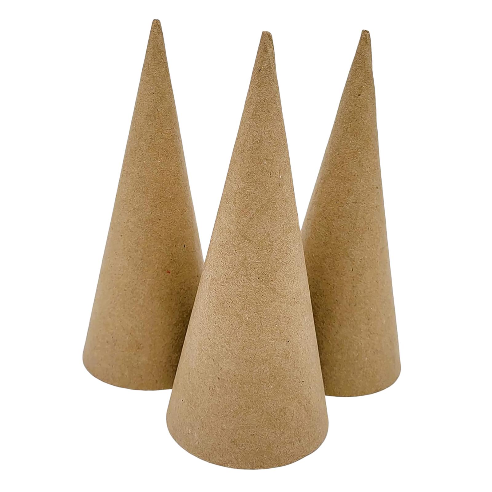 3x Paper Mache Cones, Open Bot - Cotton Candy Cone ulasan dan harga