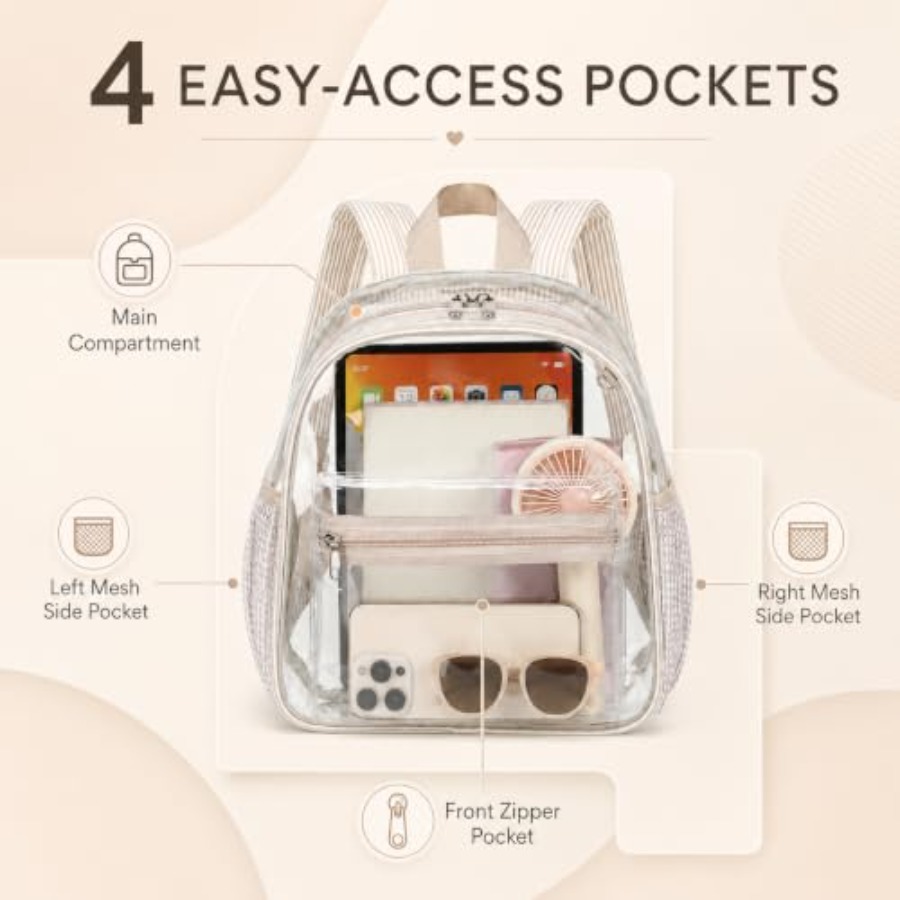 Mini Clear Backpack for Stadiu - Event & Party Supply Photos ulasan dan harga