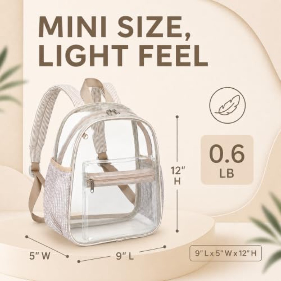 Mini Clear Backpack for Stadiu - Event & Party Supply Photos ulasan dan harga