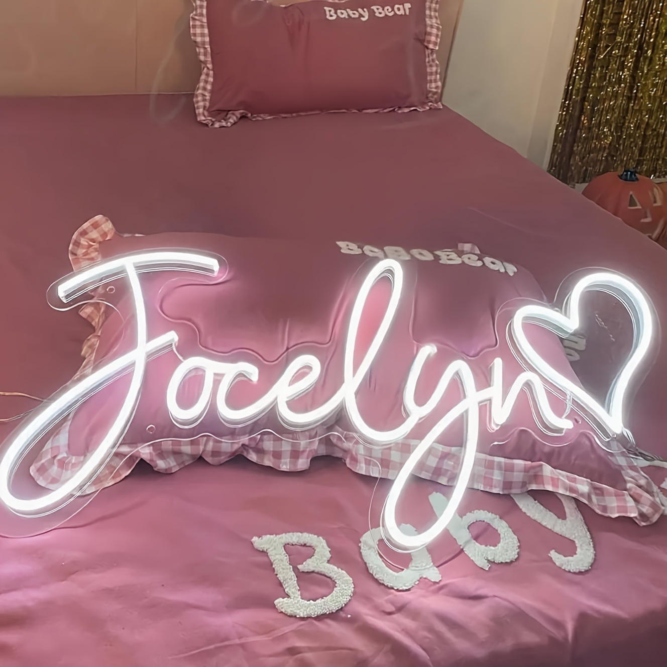 Custom LED Personalized Neon S - Neon Sign Party ulasan dan harga