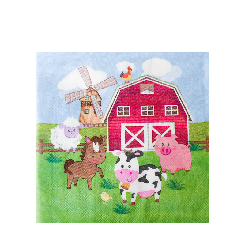 Farm Animals Party Tablecloth  - Table Cloth Disposable ulasan dan harga