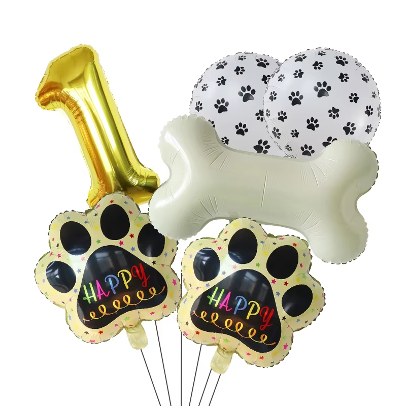 Gold WOOF Balloons, Dog Birthd - Let'S Party Event Supply ulasan dan harga