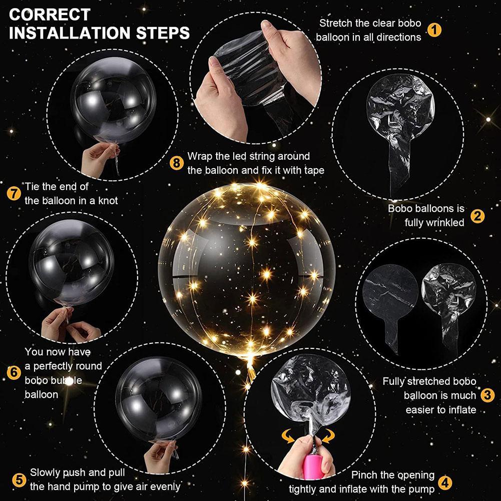 LED Light Up Bobo Balloons Tra - Led Balloon Light ulasan dan harga
