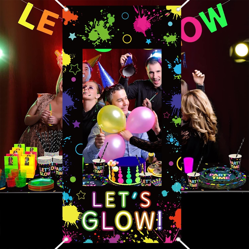 Let‘s Glow Photo Booth Frame N - Let'S Party Event Supply ulasan dan harga