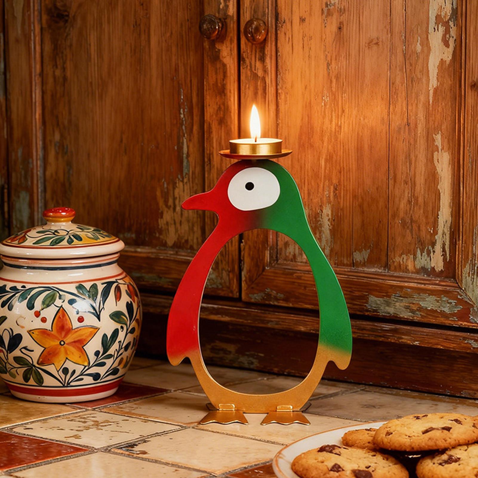 Tea Light Candle Holder Pengui - Centerpiece Stick ulasan dan harga