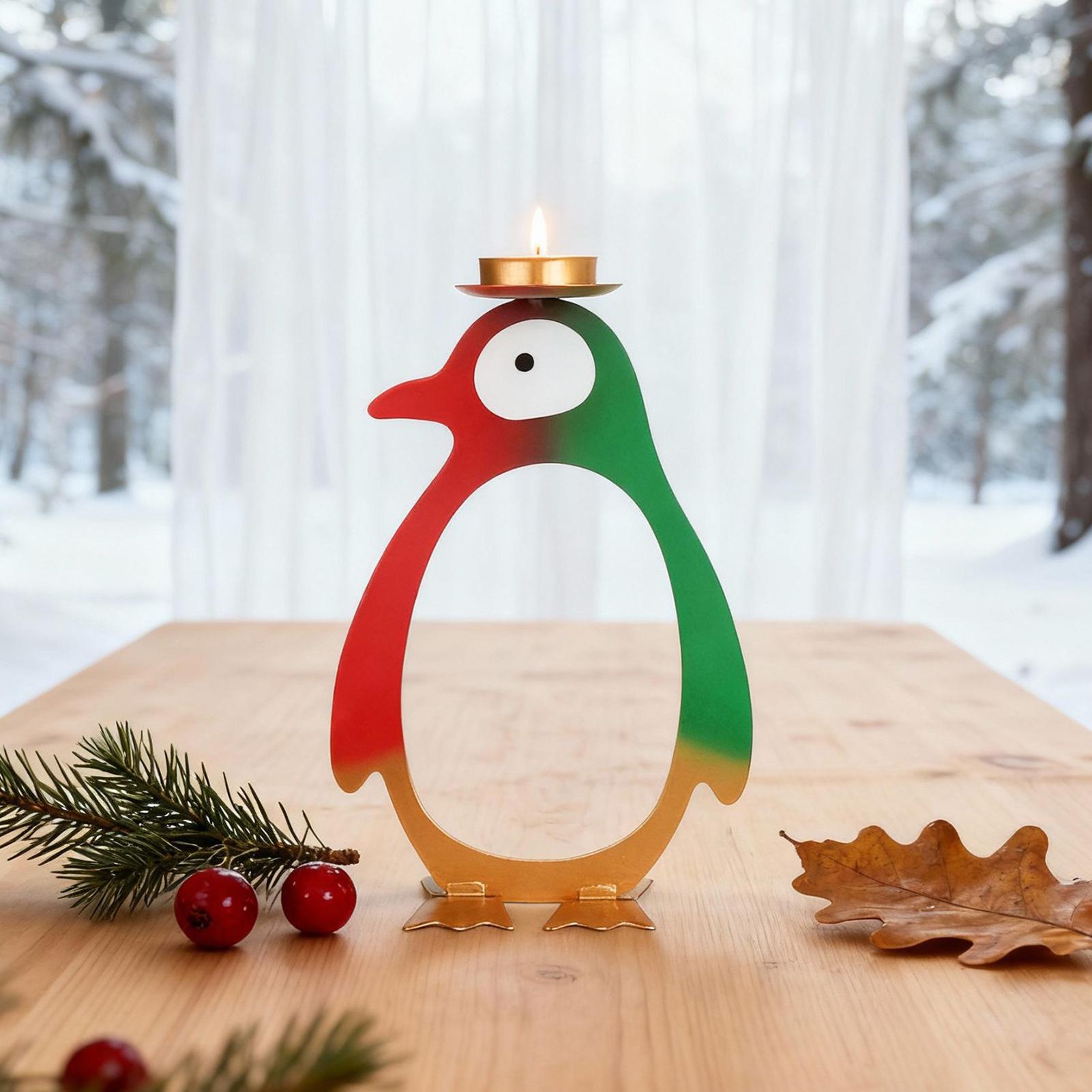 Tea Light Candle Holder Pengui - Centerpiece Stick ulasan dan harga