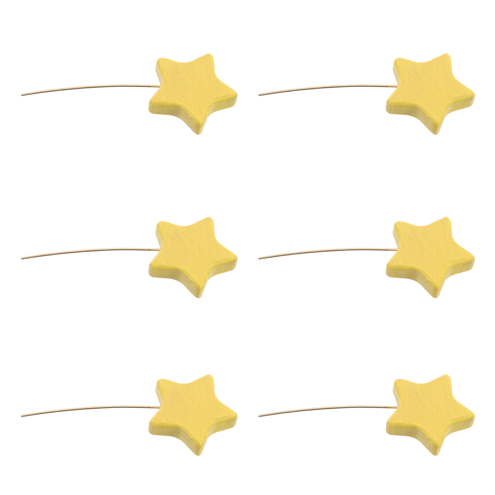 6Pcs Wooden Star Picks Mini St - Centerpiece Stick ulasan dan harga