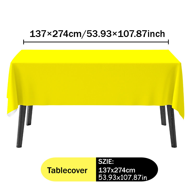Yellow Tablecloth Napkin Set P - Table Cloth Disposable ulasan dan harga