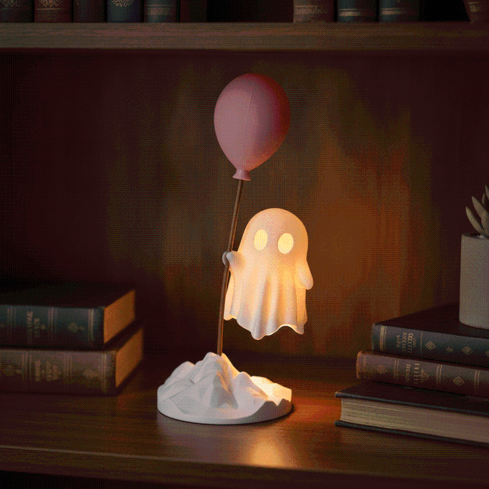 Spooky Decor LED Ghost Night L - Led Balloon Light ulasan dan harga