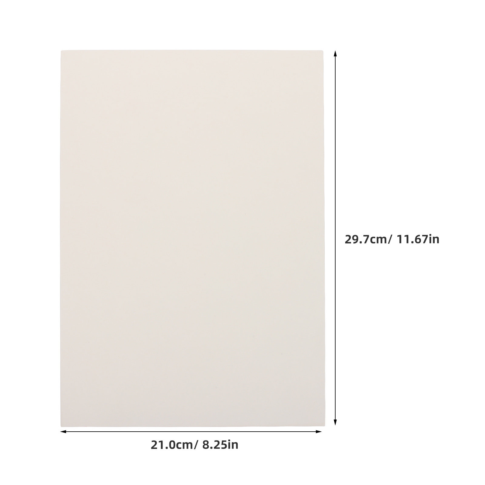 100Pcs A4 Ivory Cream Cardstoc - Papercraft Supply Invitation ulasan dan harga