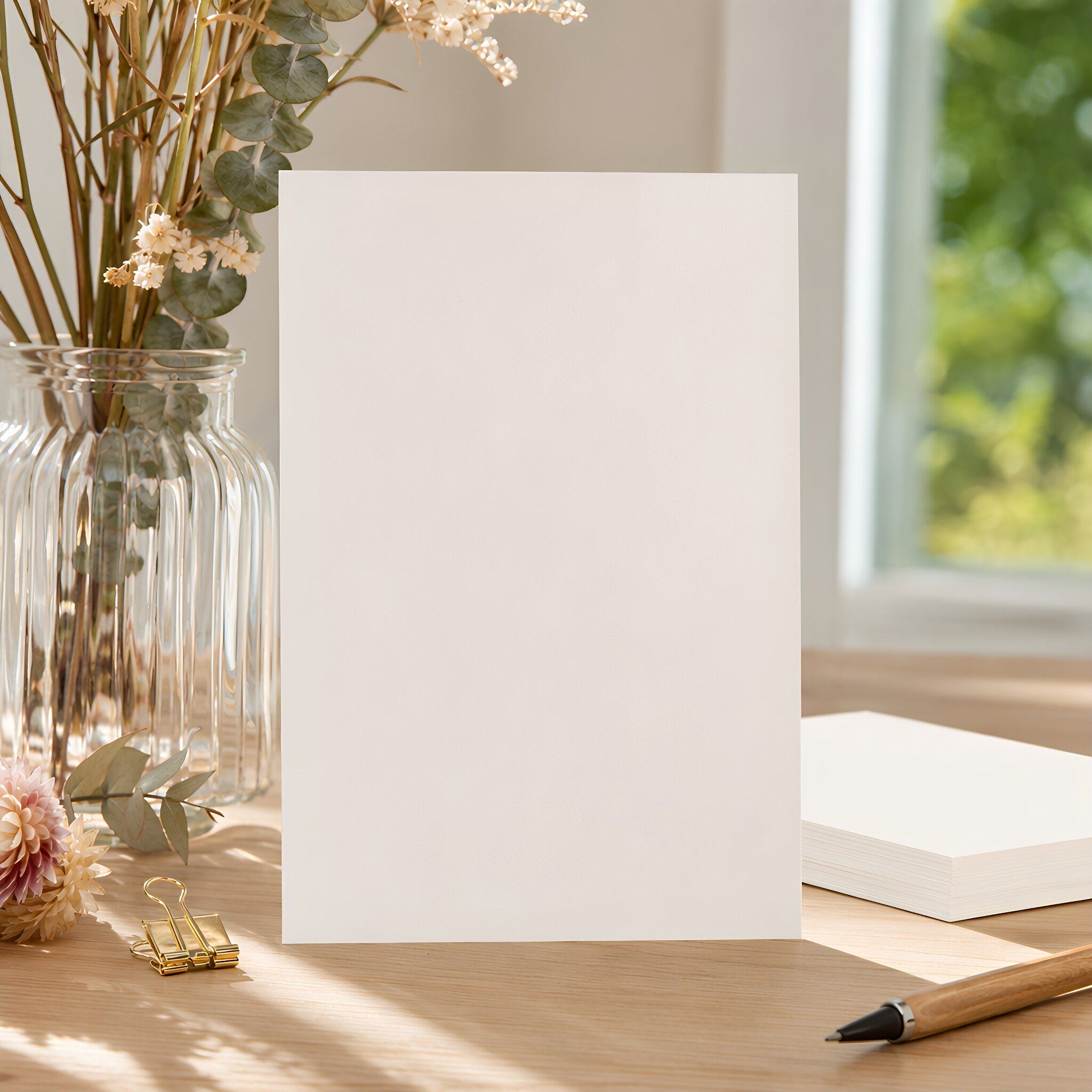 100Pcs A4 Ivory Cream Cardstoc - Papercraft Supply Invitation ulasan dan harga