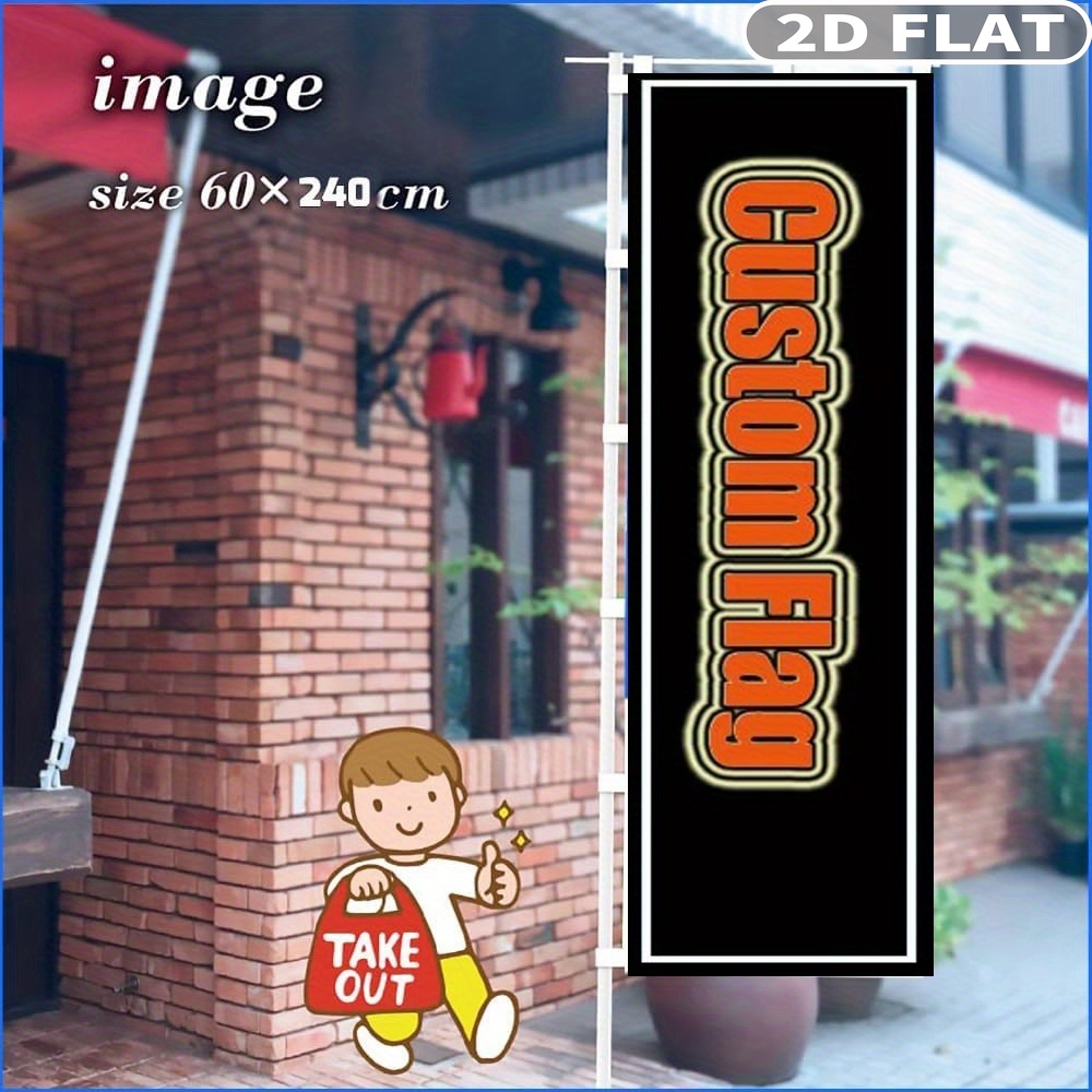 1pc 2D FLAT Custom Nobori Flag - Eve Party ulasan dan harga