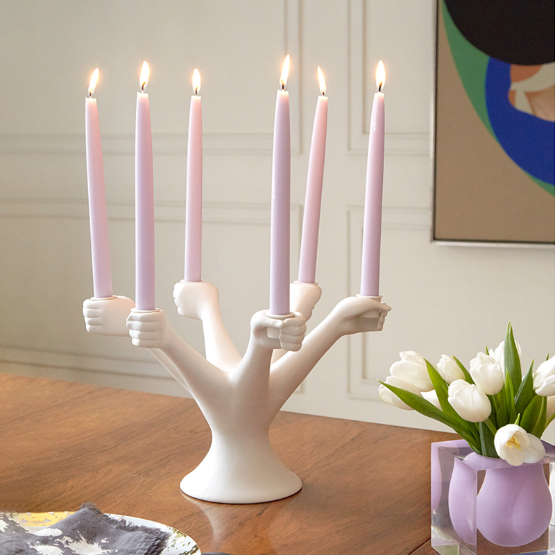 Nordic White Candle Holders Or - Centerpiece Stick ulasan dan harga