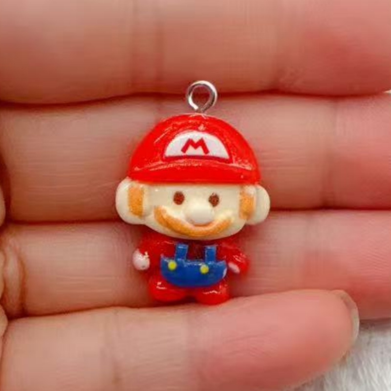 10pcs resin cartoon pendant, D - Event Party ulasan dan harga