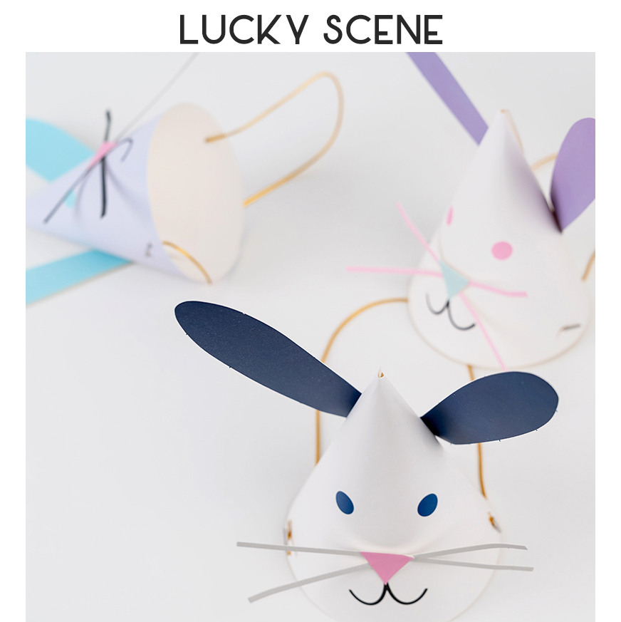 Bunny Ears Birthday Hat Cute B - Party Hat Cone ulasan dan harga